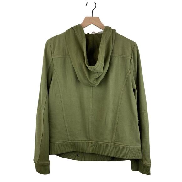 NWT Free People Carmen Moto Jacket Olive Large - Picture 11 of 12